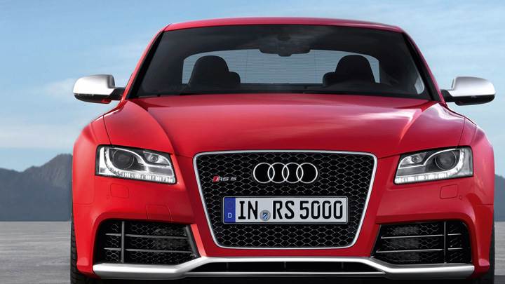 Front Pose Of 2011 Audi RS 5 In Red